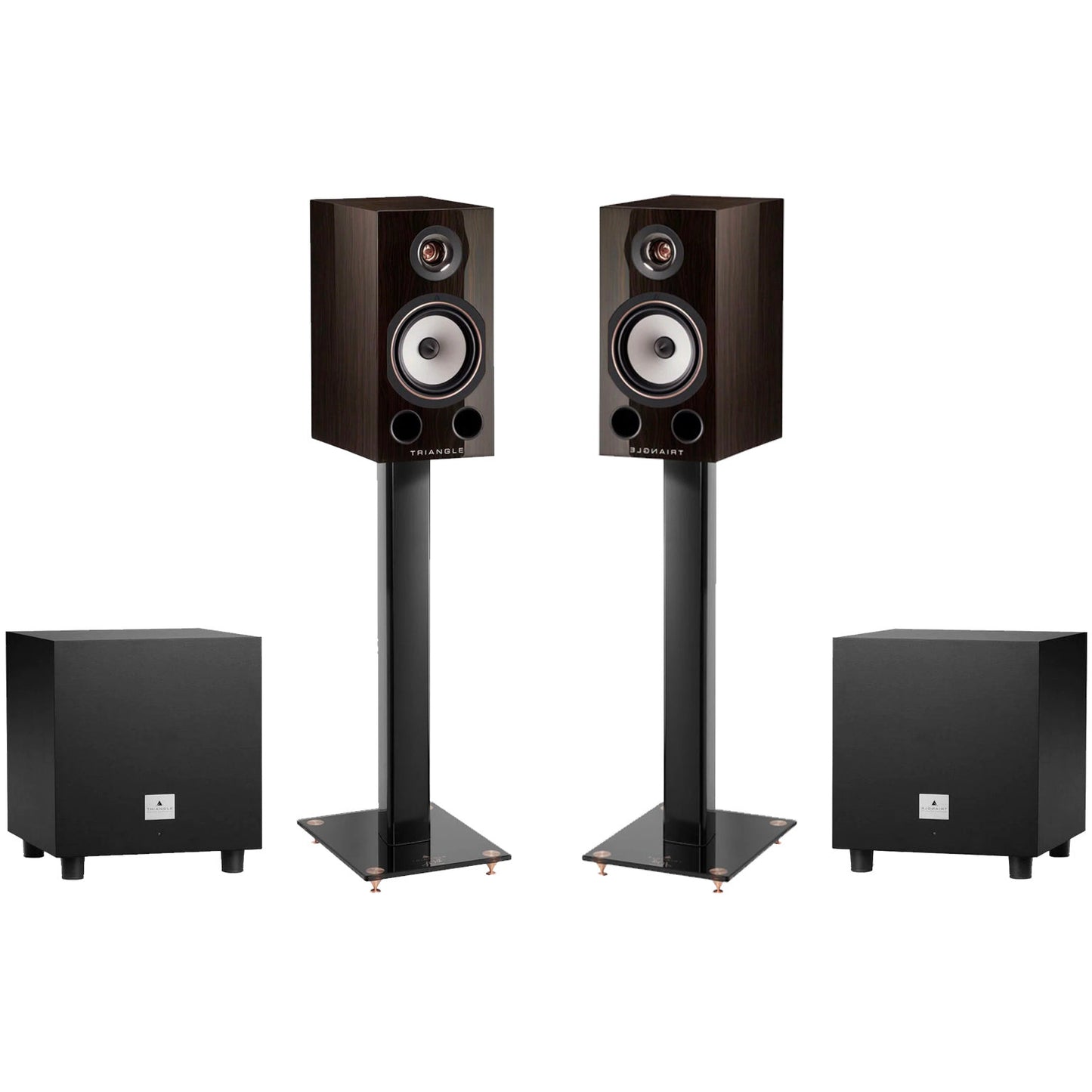 Triangle Comete 40th Anniversary Speaker & pair of Tales 340 Subwoofers